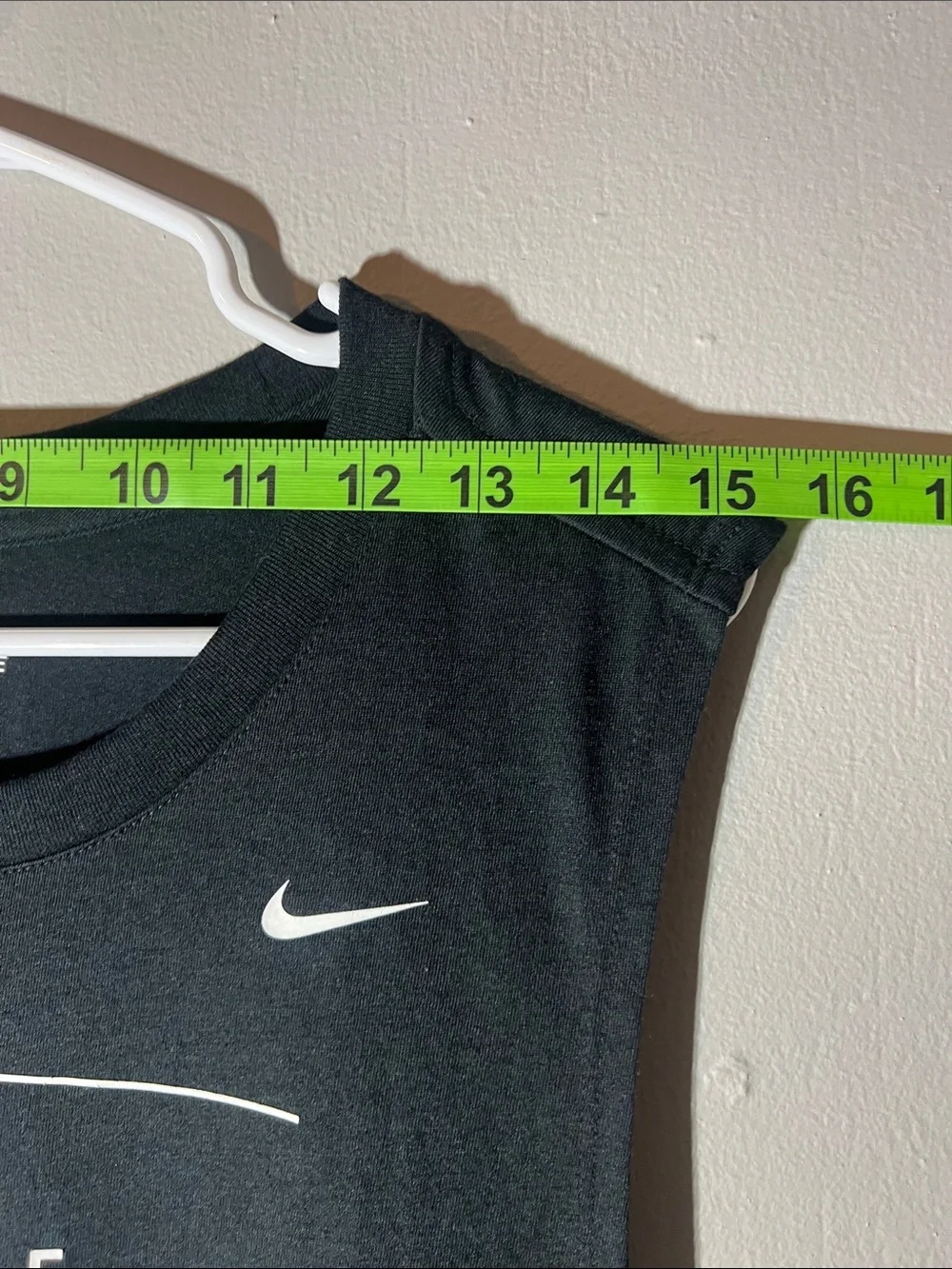 Nike Black Men's 'Orange Power' Athletic Sleeveless Tank